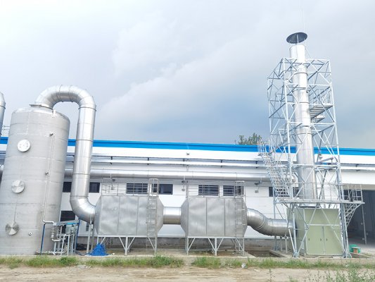 廢氣處理系統(tǒng)成套設(shè)備（材質(zhì)：不銹鋼）